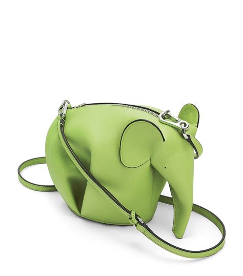 loewe leather elephant mini bag